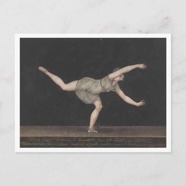 Bartholomeus Ziesenis, Tänzer Postkarte (Vorderseite)