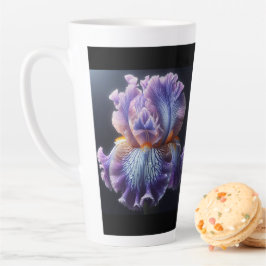 Barti Iris floral Lila und blau Milchtasse