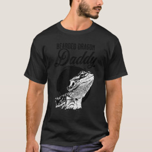 Bartierter Drache Daddy Vater Vater Bartded Dragon T-Shirt