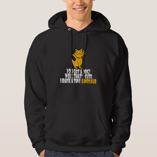 Bartierter Drache Got du einen Hund gut, das ist N Hoodie (Vorderseite)