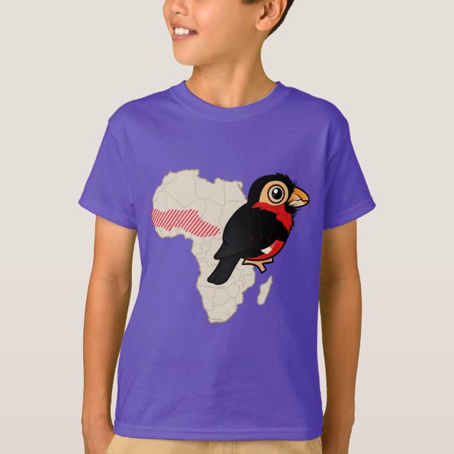 Bärtige Barbet-Strecke T-Shirt (Vorderseite)