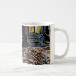 Bärtige Collie-Wolldecke-Tasse Kaffeetasse