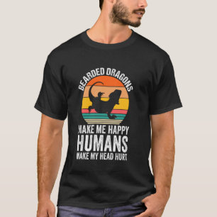 Bärtige Drachen machen mich glücklich Menschen mac T-Shirt