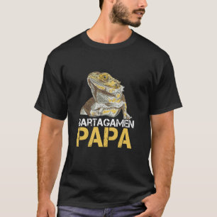 Bärtige Drachen Papa Bärtige Drachen Halter Bärtig T-Shirt