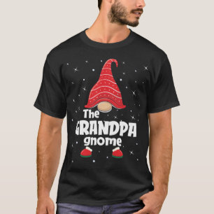 Bärtige Gnom-Familie passende Weihnachten lustige T-Shirt