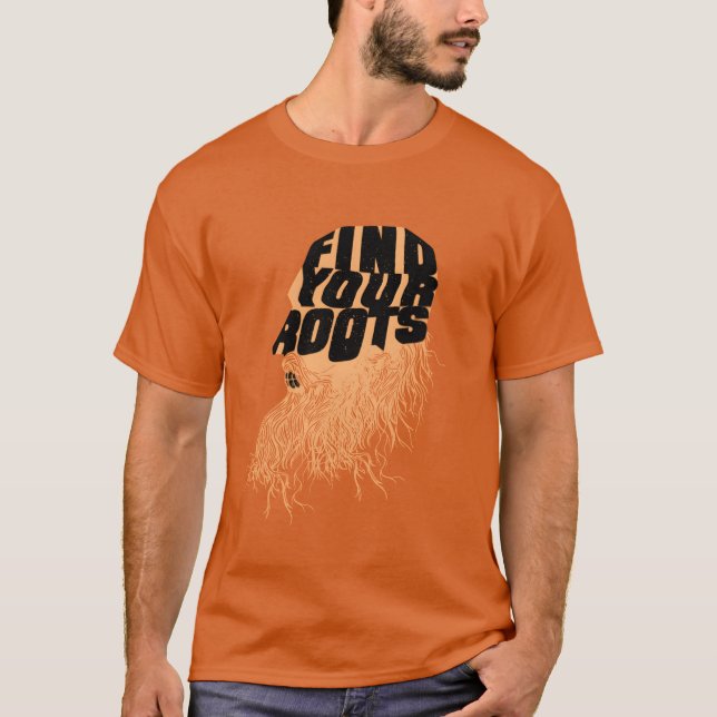 Bärtige Männer mit Bart zitieren Bärtige Männer mi T-Shirt (Vorderseite)