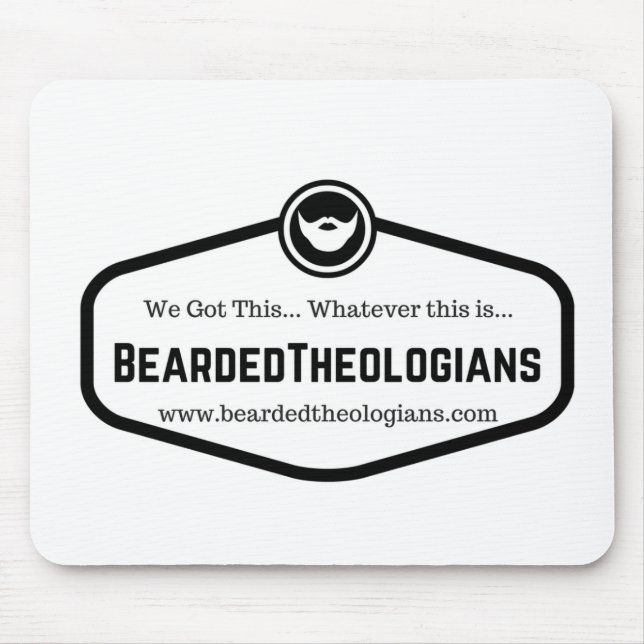 Bärtige Theologen Mousepad (Vorne)