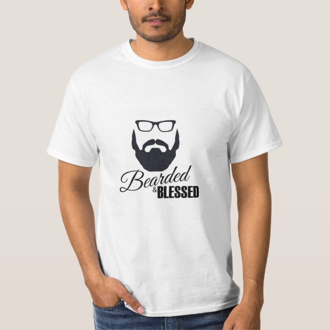 Bärtige u. gesegnete T-Shirts (Vorderseite)