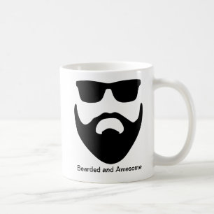 Bärtige und fantastische Schale Kaffeetasse