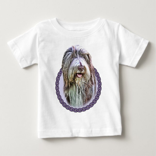 Bärtiger Collie 001 Baby T-shirt (Vorderseite)