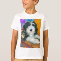 Bärtiger Collie-Welpe