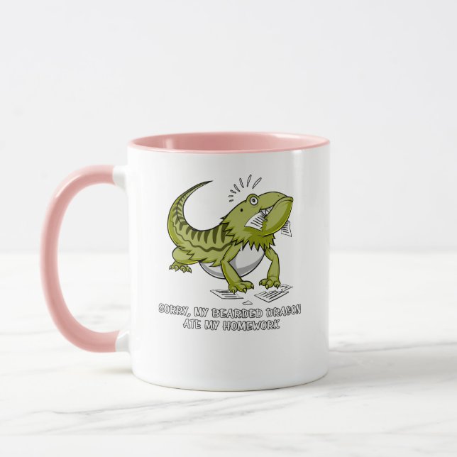 Bärtiger Drache aß meine Tasse (Links)