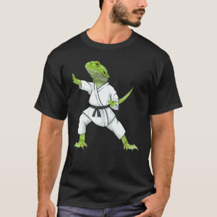 Bärtiger Drache Karate Echse Reptil Tier Austra T-Shirt