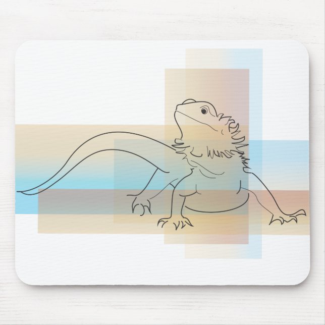Bärtiger Drache Mousepad (Vorne)