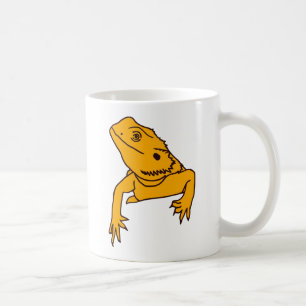 Bärtiger Drache Mousepad Tasse