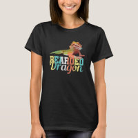 Bärtiger Drache Vintage Retro Reptil Haustier