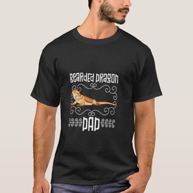 Bärtiger Drachenvater T-Shirt (Vorderseite)