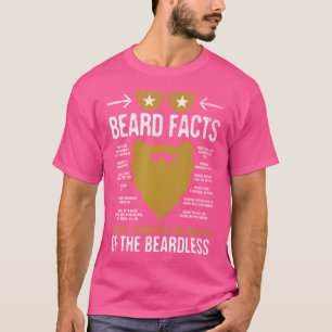Bärtiger Mann Lustige Bart Fakten T-Shirt