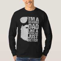 Bärtiger Papa   Bart Humor Vatertag Idee