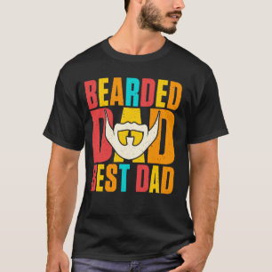 Bärtiger Papa Bester Papa T-Shirt