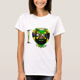 Bärtiger Teddybär Jamaika der Damen-LUV T-Shirt
