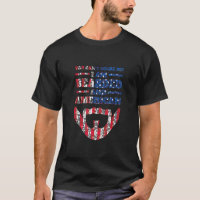 Bärtiger und amerikanischer Bart Usa Outfit