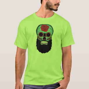 Bärtiger Zuckerschädel T-Shirt