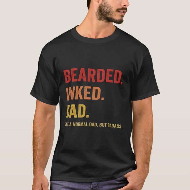 Bartinierter Vater wie ein normaler Vater, aber Ba T-Shirt (Vorderseite)