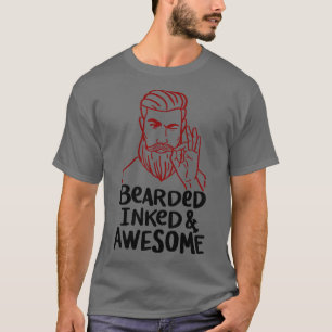 Bartinsenkur und Phantastischer Bart Tattoo T-Shirt