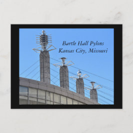 Bartle Hall Pylons, Kansas City, Missouri Postkarte