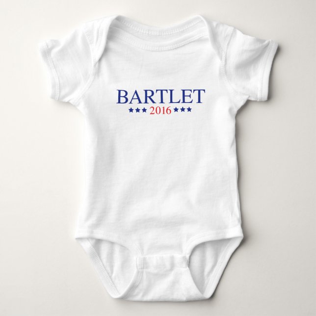 Bartlet 2016 - Blau Baby Strampler (Vorderseite)