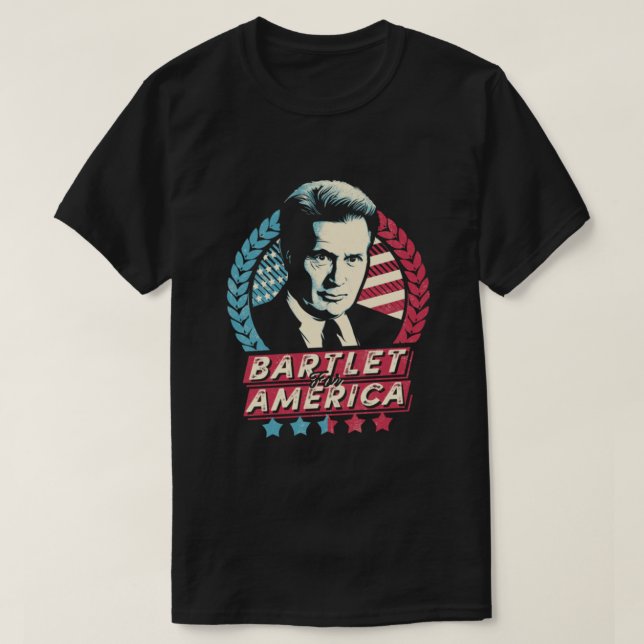 Bartlet für Amerika T-Shirt (Design vorne)