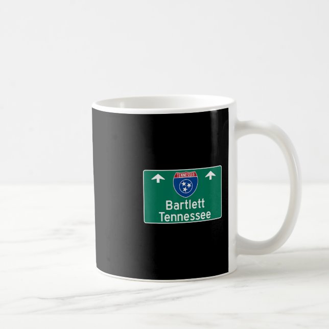 Bartlett Tennessee Interstate Highway Urlaubsanden Kaffeetasse (Rechts)