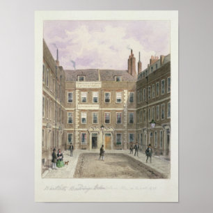 Bartlettbirne Gebäude, Holborn, 1838 Poster