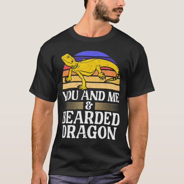 Bartlinde Pogona Reptile Bartdrache T-Shirt (Vorderseite)