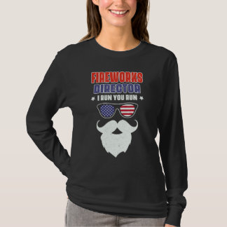 Bartmänner Feuerwerksdirektor Ich laufe Du läufst  T-Shirt
