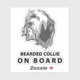 Bartollie an Bord Aufkleber