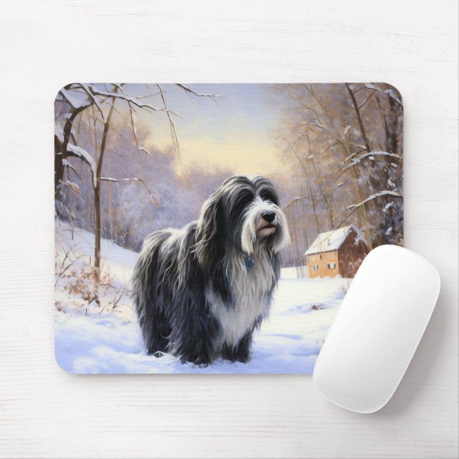 Bartollie Let It Snow Weihnachten Mousepad (Mit Mouse)
