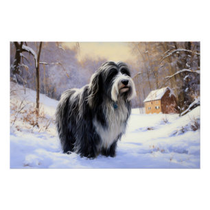 Bartollie Let It Snow Weihnachten Poster