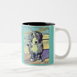 Bartollie Puppy-Tasse Zweifarbige Tasse