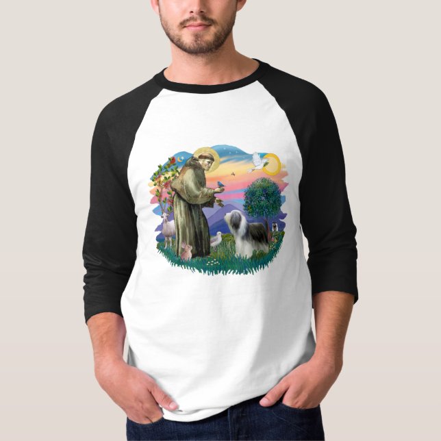 Bartollie (schieferweiß) T-Shirt (Vorderseite)