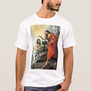 Bartolomé Esteban Murillo die Taufe von Christus T-Shirt