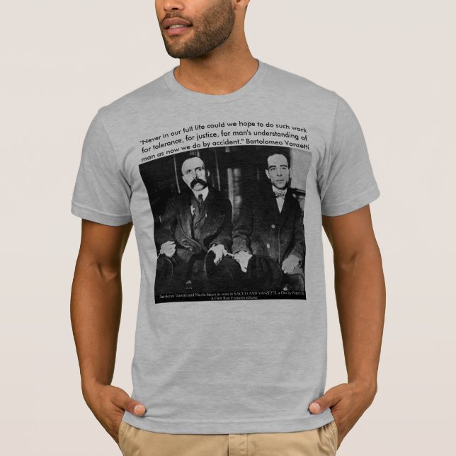 Bartolomeo Vanzetti T-Shirt (Vorderseite)