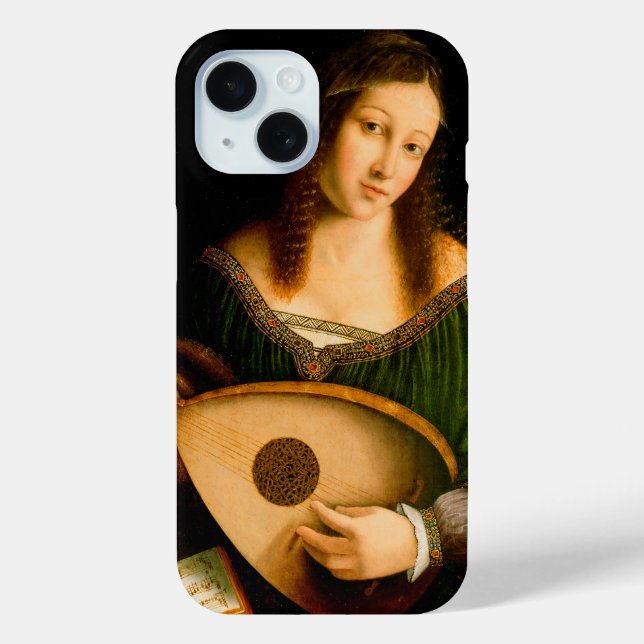Bartolomeo Veneto Lady Lute Porträt Case-Mate iPhone Hülle (Rückseite)