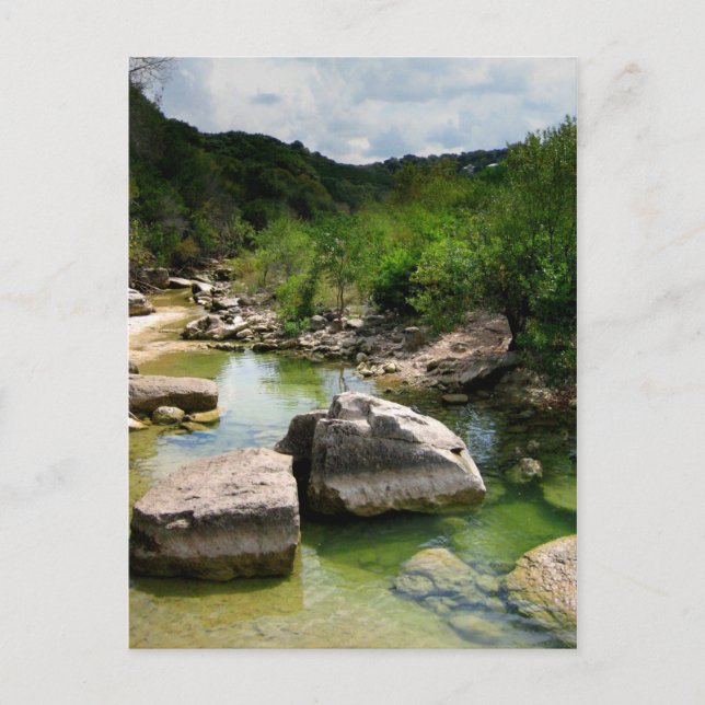 Barton Creek 2 - Austin Texas Postkarte (Vorderseite)