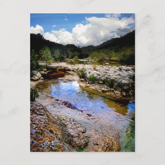 Barton Creek 7 - Austin Texas Postkarte (Vorderseite)