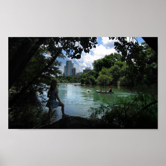 Barton Creek / Ladybird Lake - Austin, Texas Poster (Vorne)