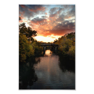 Barton Creek Sunset - Austin Texas Fotodruck