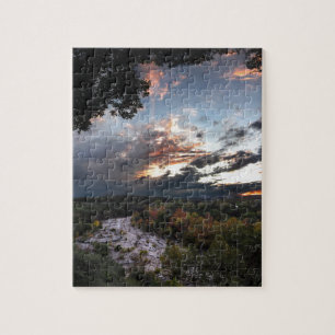 Barton Creek Sunset - Austin, Texas Puzzle