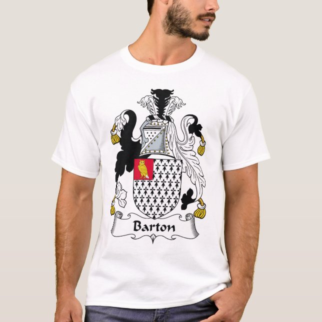 Barton-Familienwappen T-Shirt (Vorderseite)
